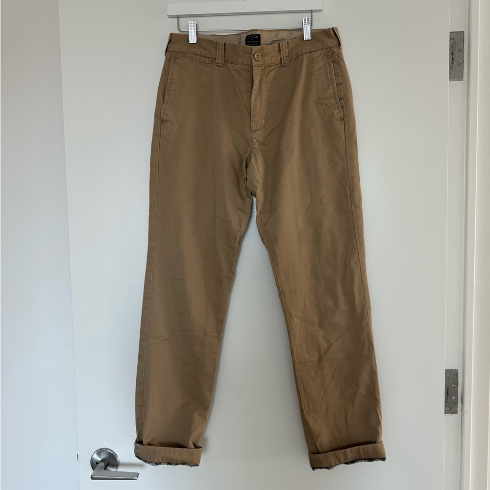 J. Crew The Sutton Cotton Khaki Chino Pants
